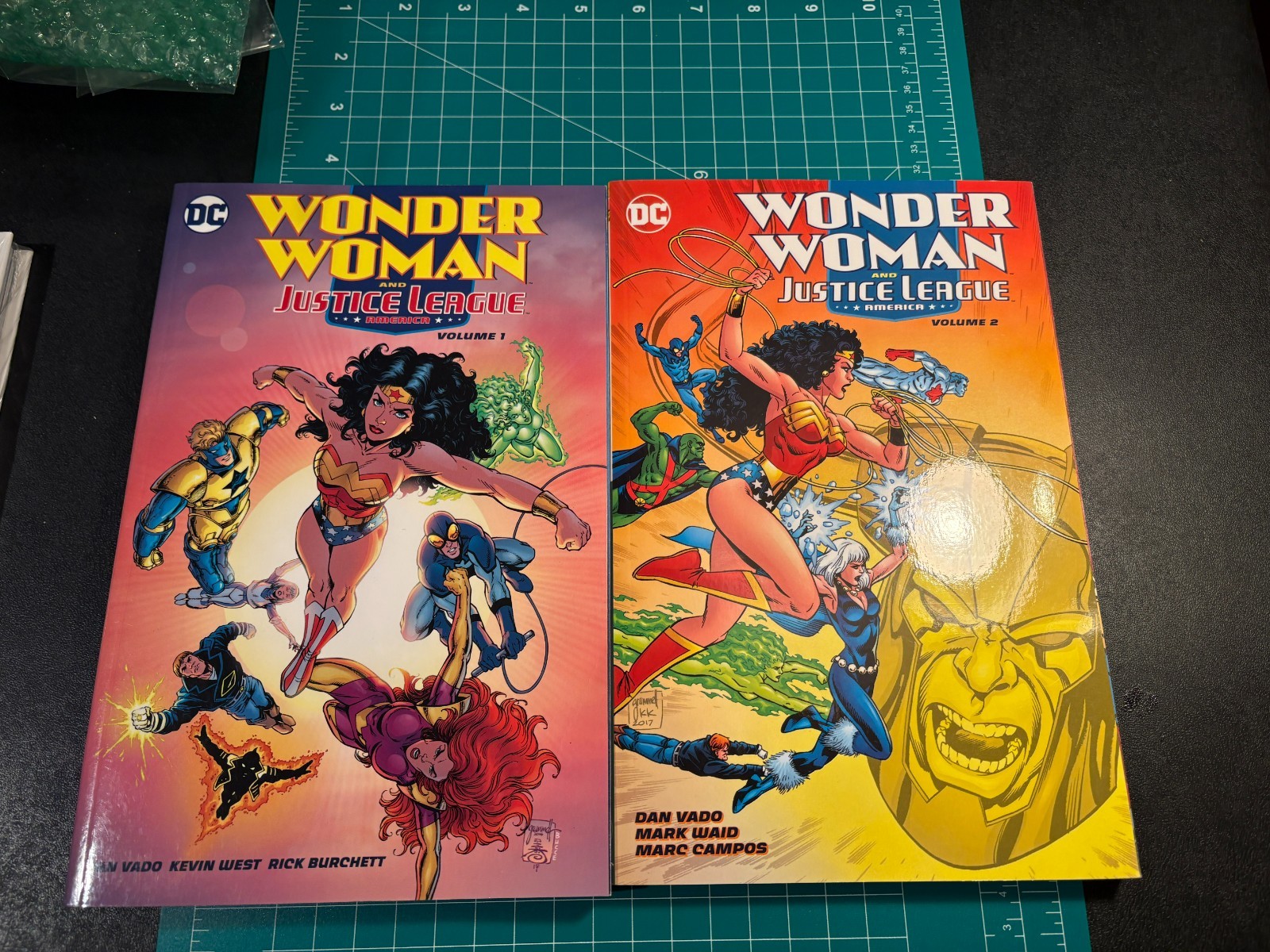 Wonder Woman and the Justice League Book 1 2 Set TPB PB Trade DC Comics
