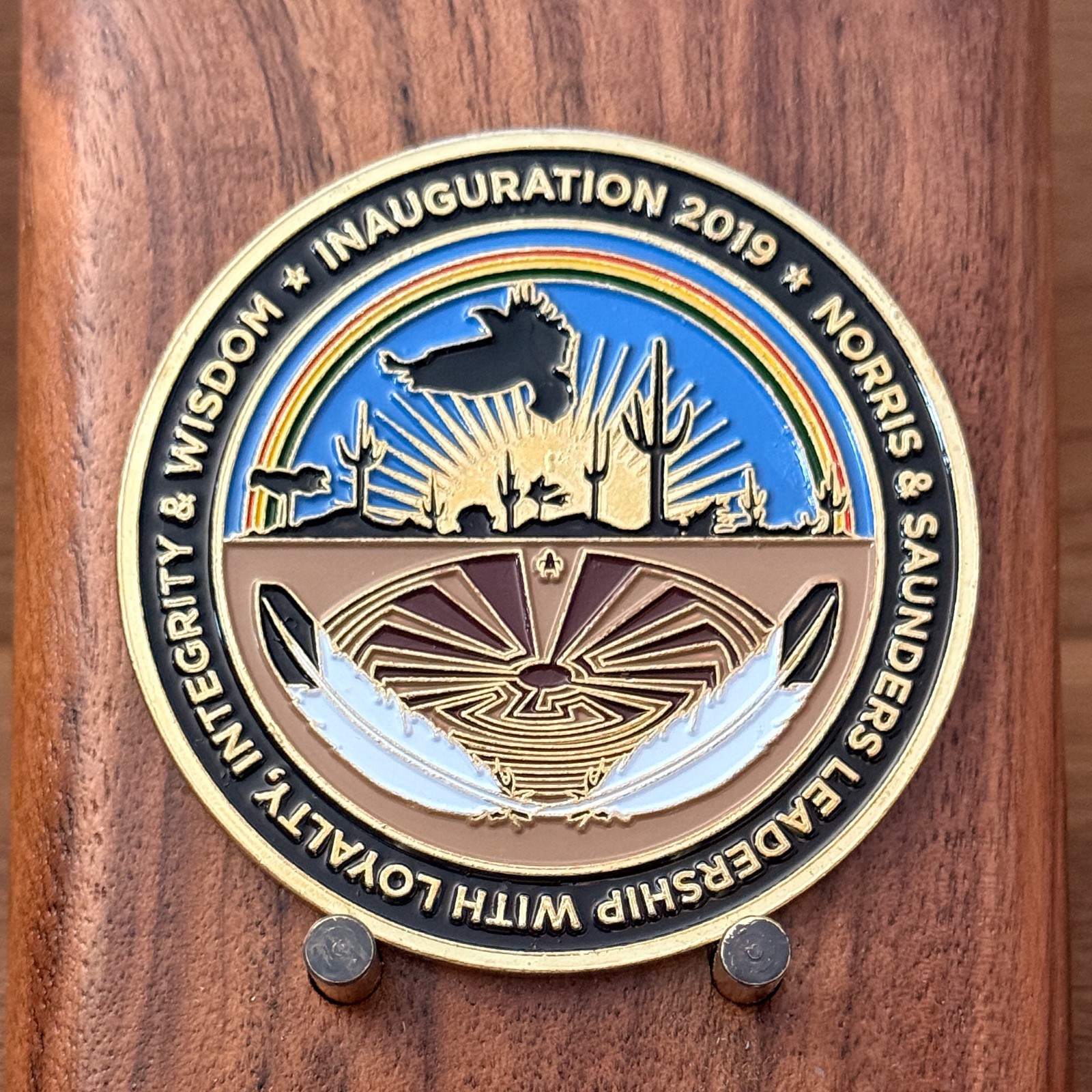 Tohono O'odham Nation 2019 Inauguration Native Tribal Challenge Coin  1#46