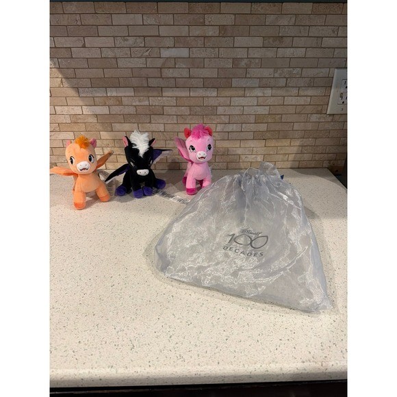 DISNEY DISNEY100 DECADES FANTASIA PETER PEGASUS AND FAMILY PLUSH SET
