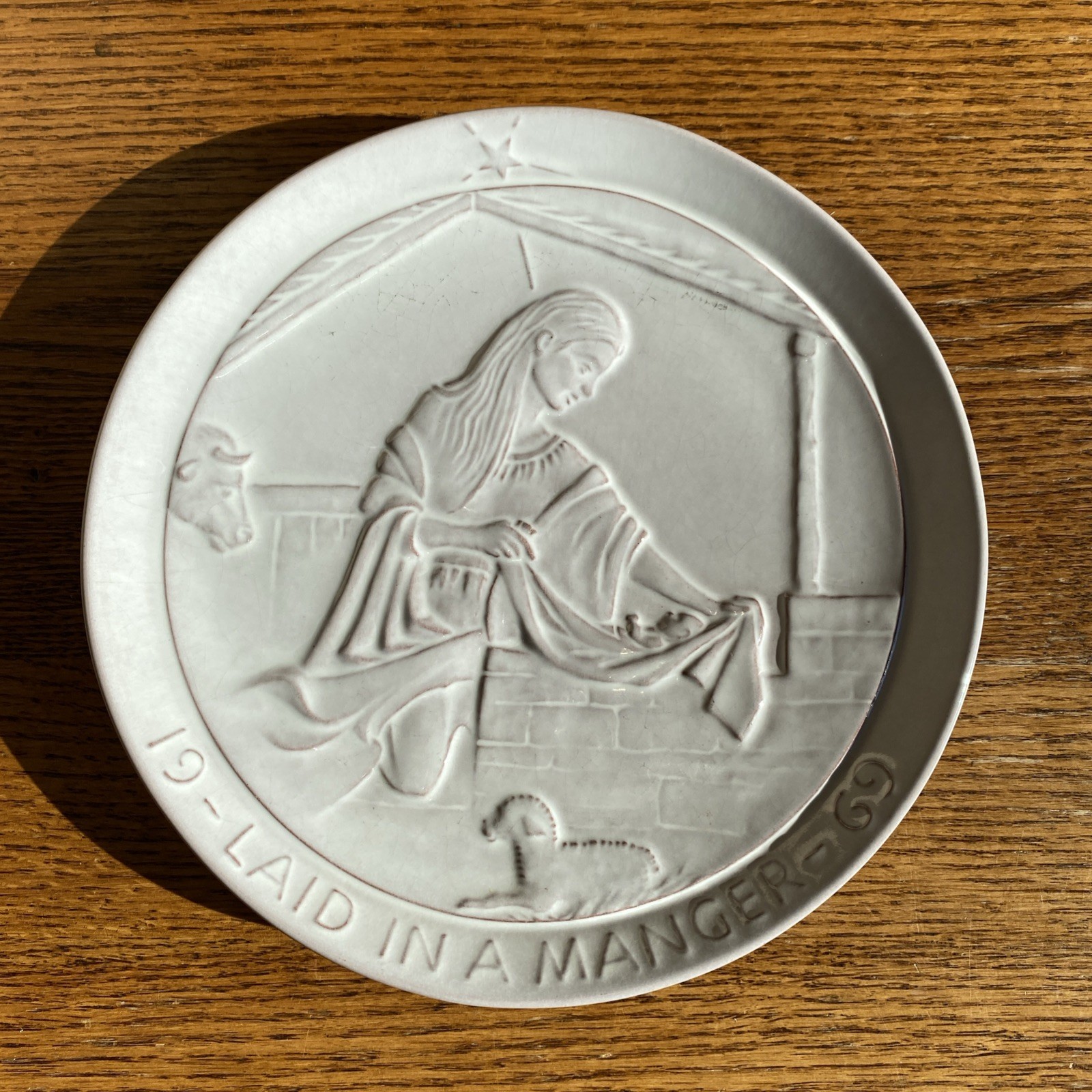 1969 FRANKOMA Christmas Plate \