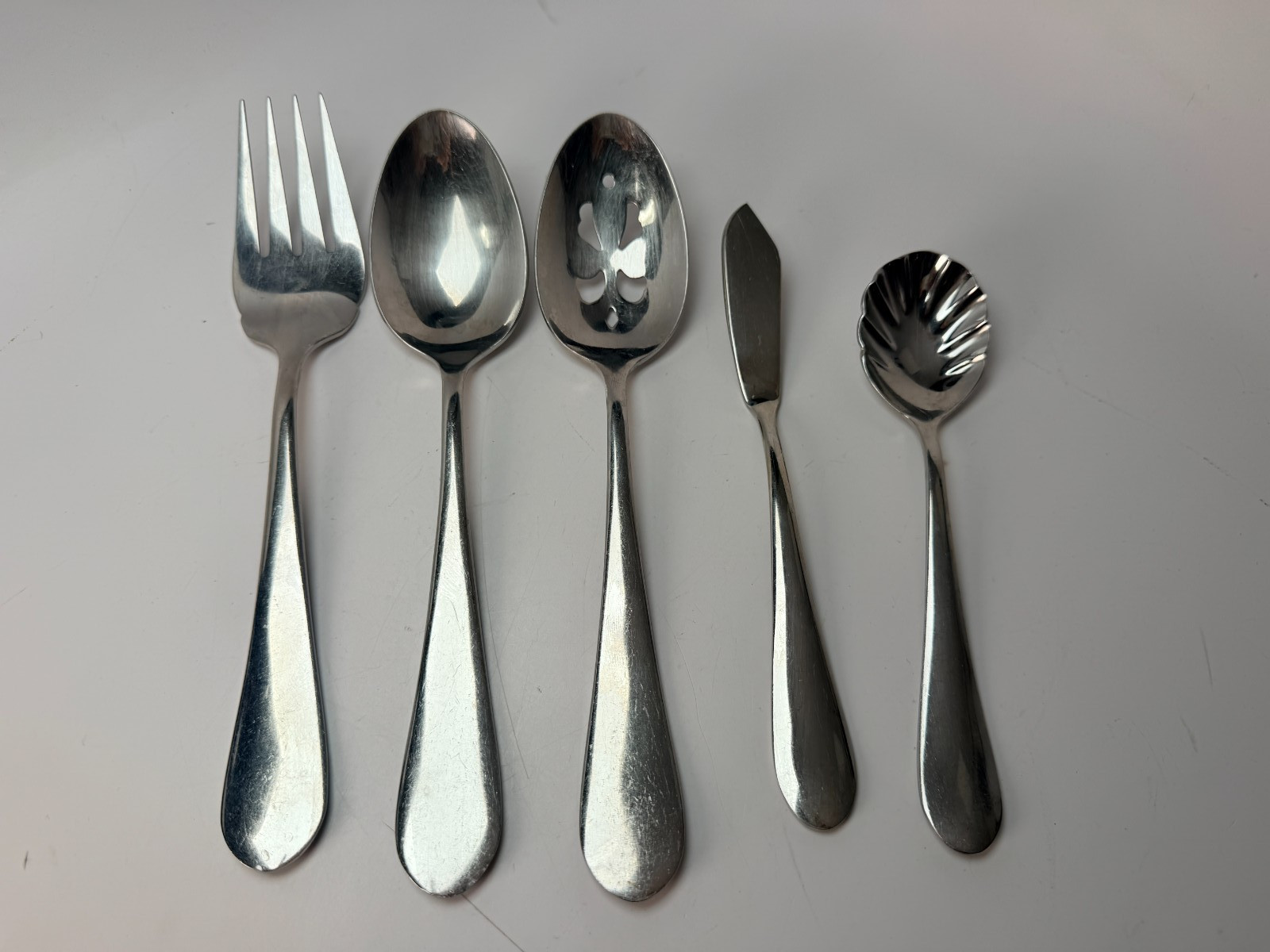 Wallace Continental Classic 18/10 Stainless Hostess Serving Set 5 Pieces