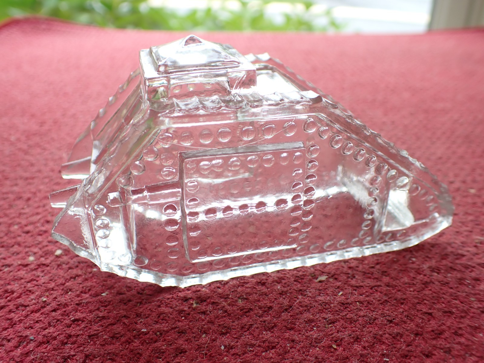 Antique 1919 WWI Tank Glass Candy Container Original Childs Toy Antique 1919 WWI Tank Glass Candy Container Original Childs Toy