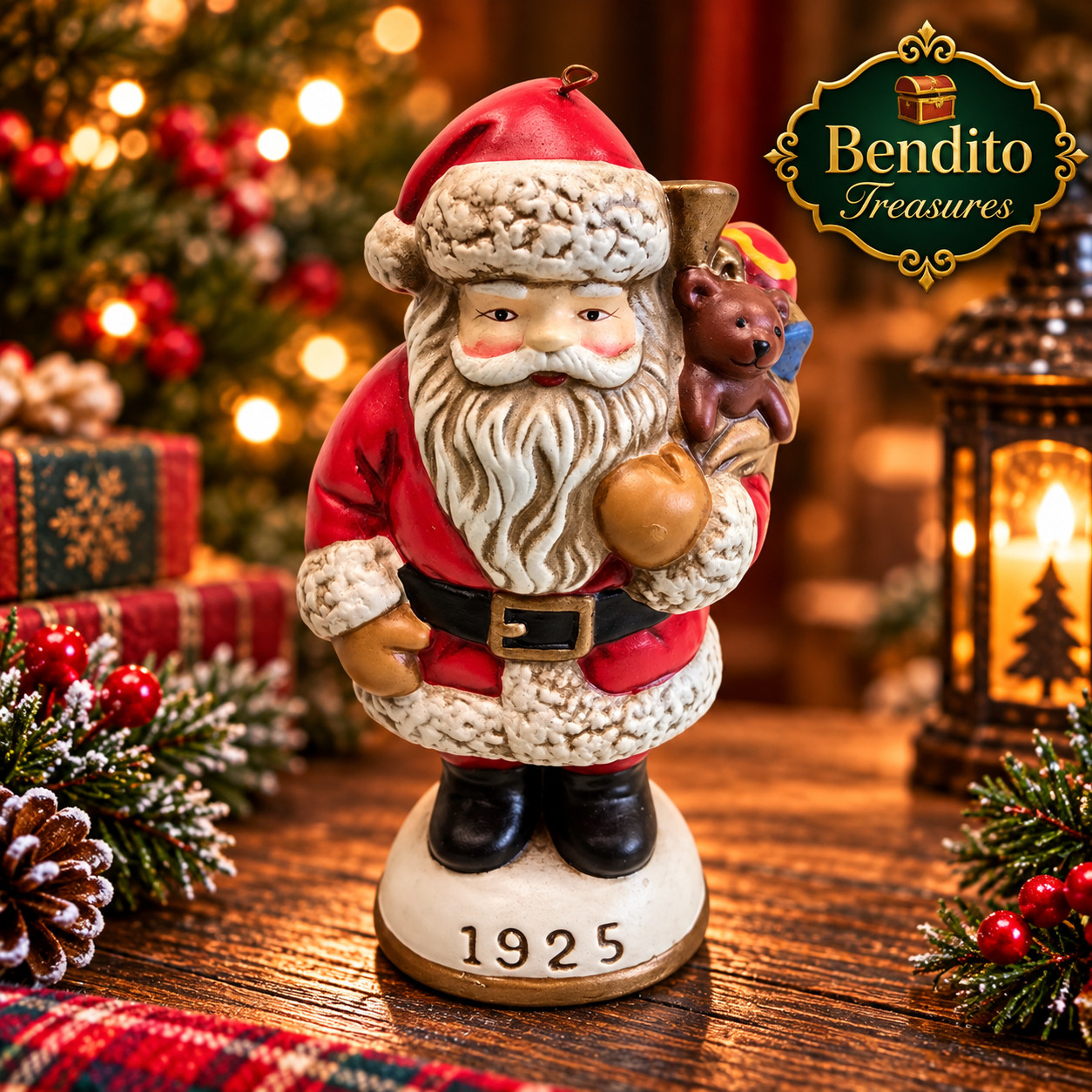 Memories of Santa 1925 Replica C1925A 1997 Limited Edition Figurine 5\