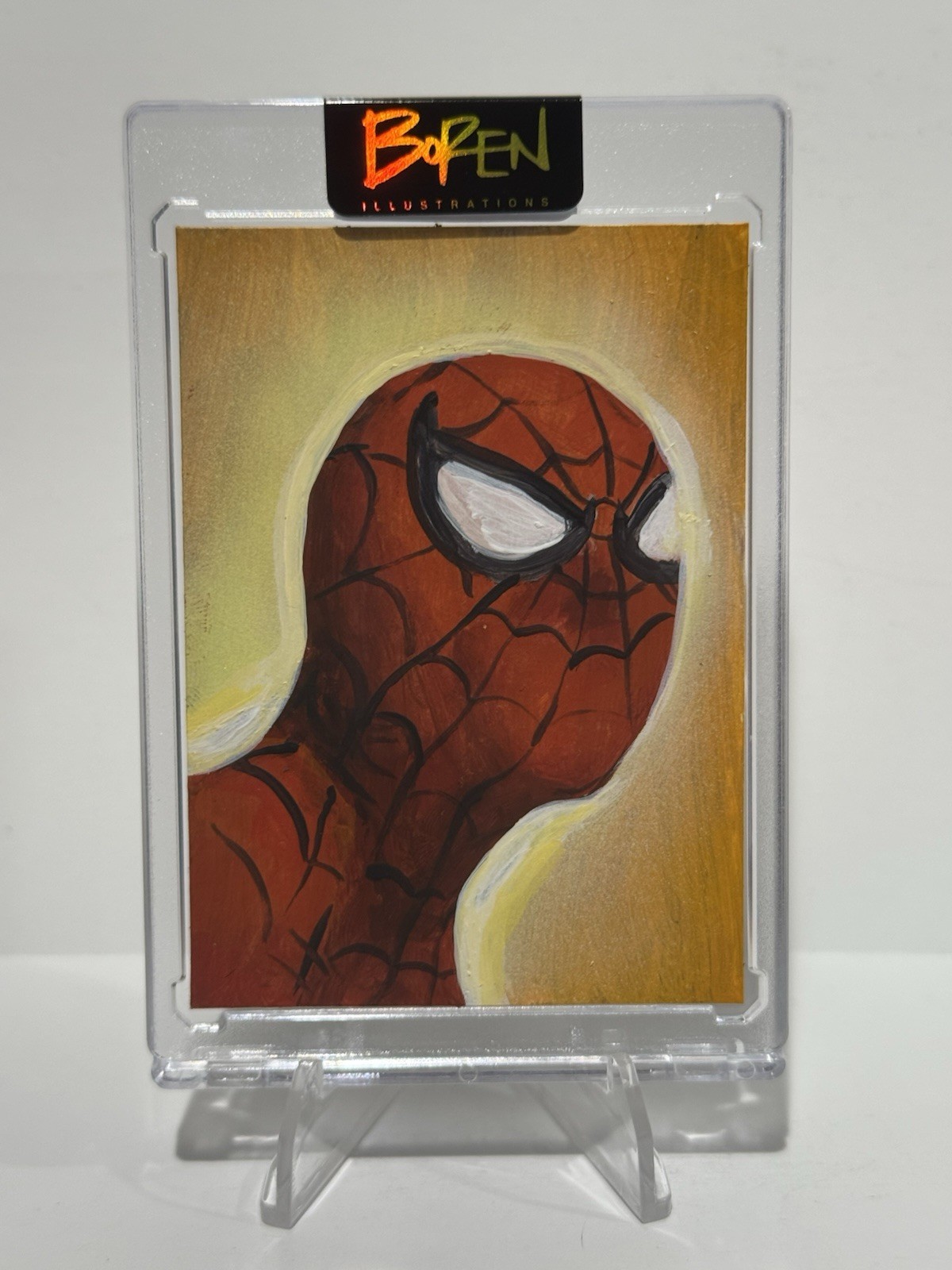 Marvel Spider-Man Sketch Card 1/1 Original, Signed by Artist ACEO