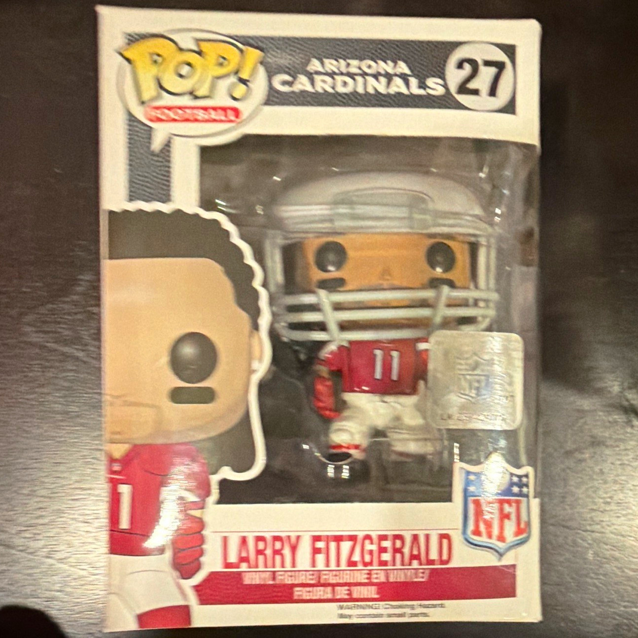 Funko Pop Football NFL Arizona Cardinals Larry Fitzgerald Vinyl Figure #27