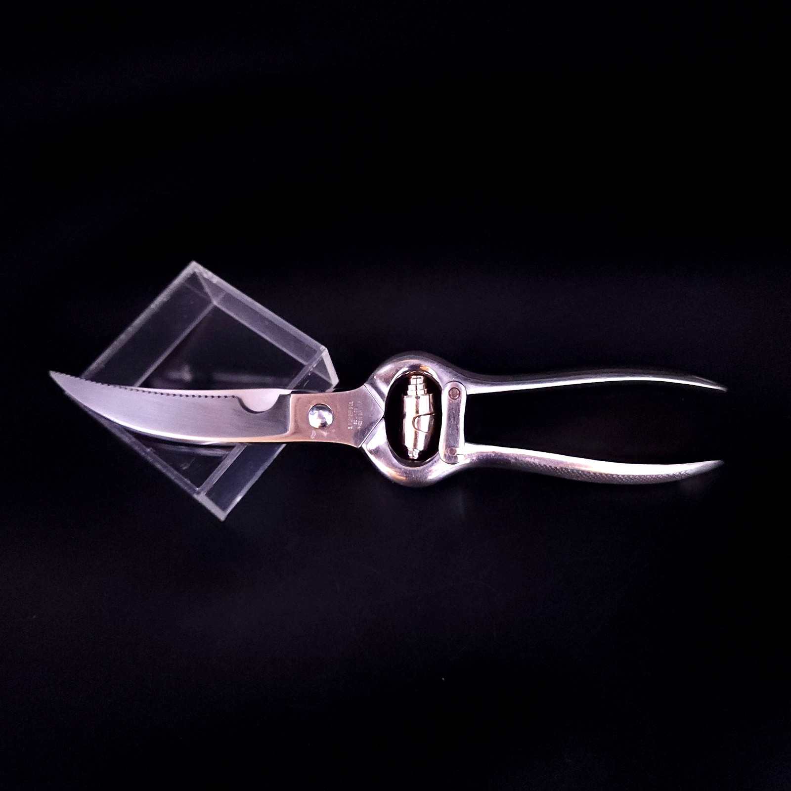 Vintage Solingen Germany S. Muenzer Co Poultry Shears Stainless Steel