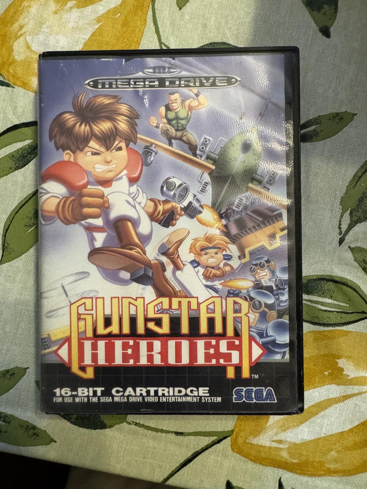 Gunstar Heroes Sega Mega Drive 16-Bit Cartridge PAL no manual Gunstar Heroes Sega Mega Drive 16-Bit Cartridge PAL no manual