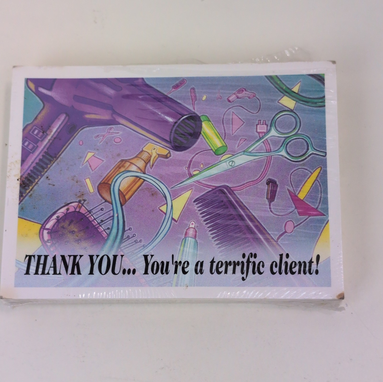 Vintage 1993 Steve Firchow Thank You Terrific Client Salon Postcard Unused Vintage 1993 Steve Firchow Thank You Terrific Client Salon Postcard Unused