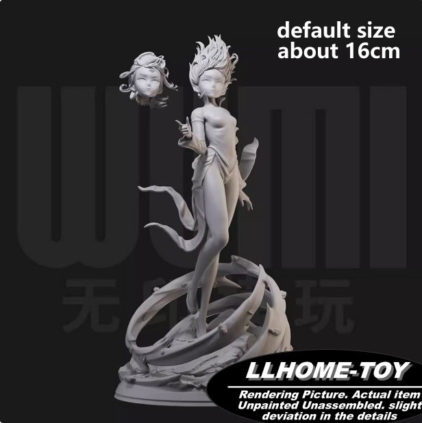 Anime A Fist Terrible Tornado Hero Resin 3D Print GK Figure DIY Model