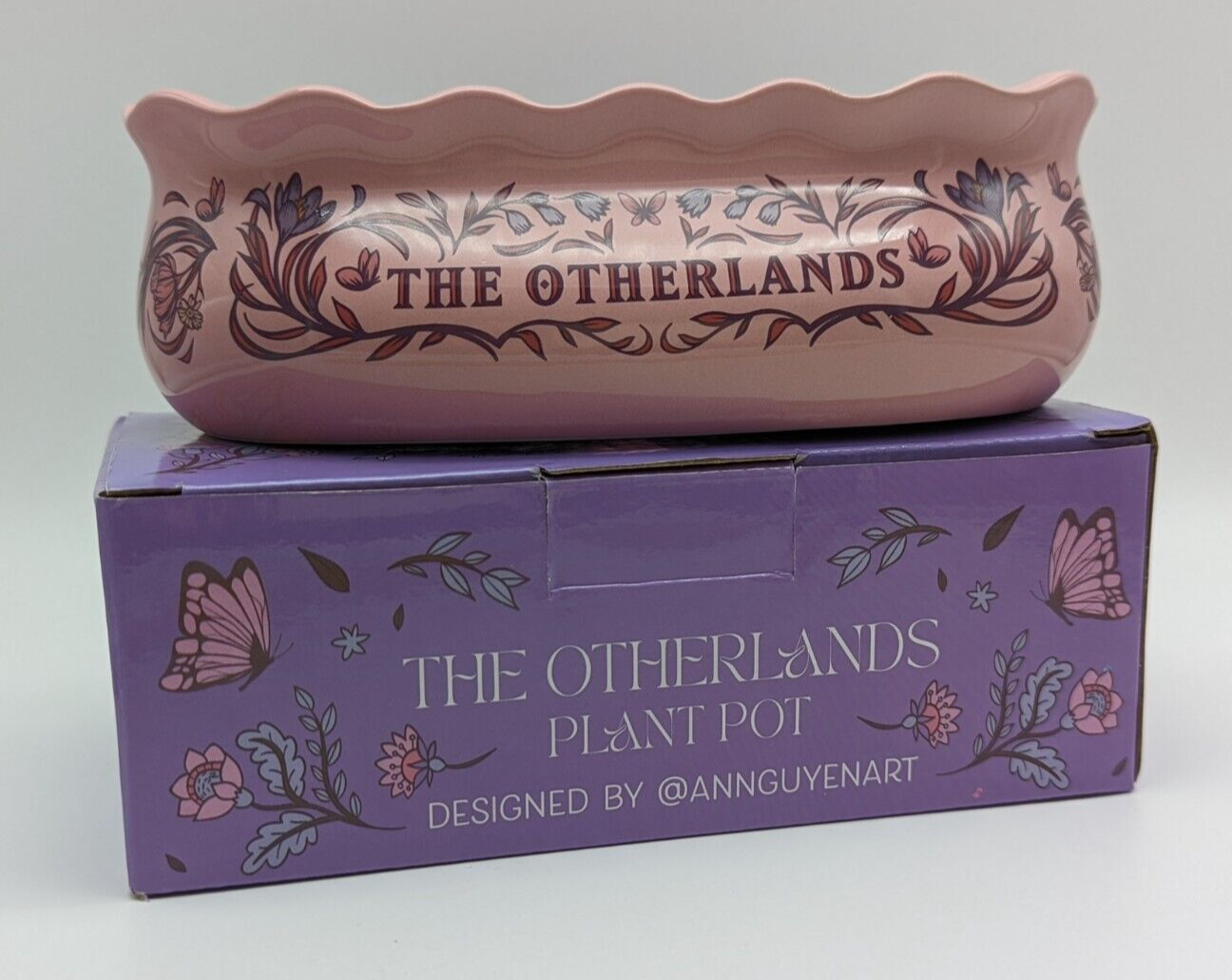 Fairyloot Exclusive The Otherlands Ceramic Plant Pot Emily Wilde Fawcett