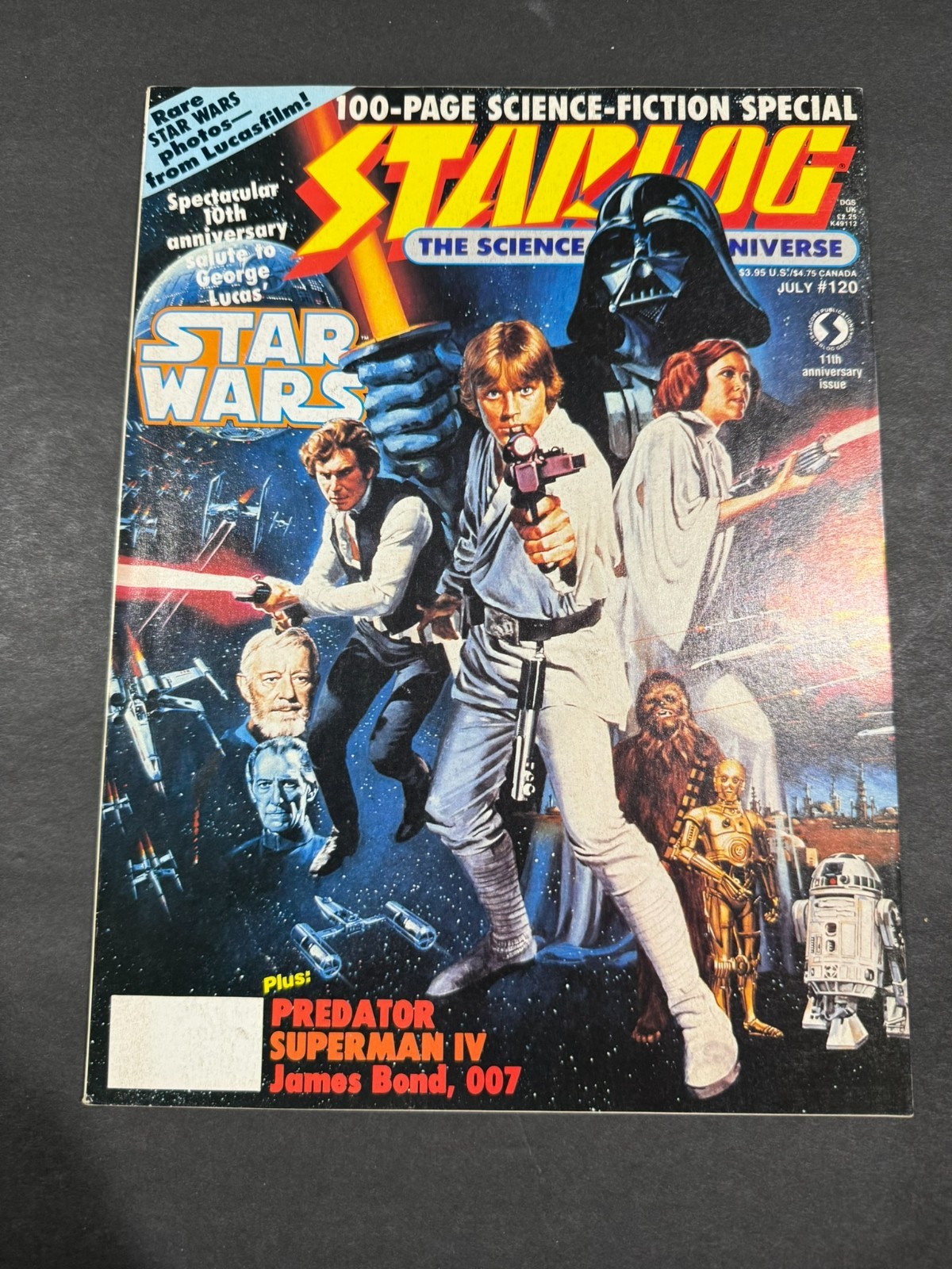 1987 Starlog Magazine #120.....Star Wars 10th Anniversary Issue....EX/NM