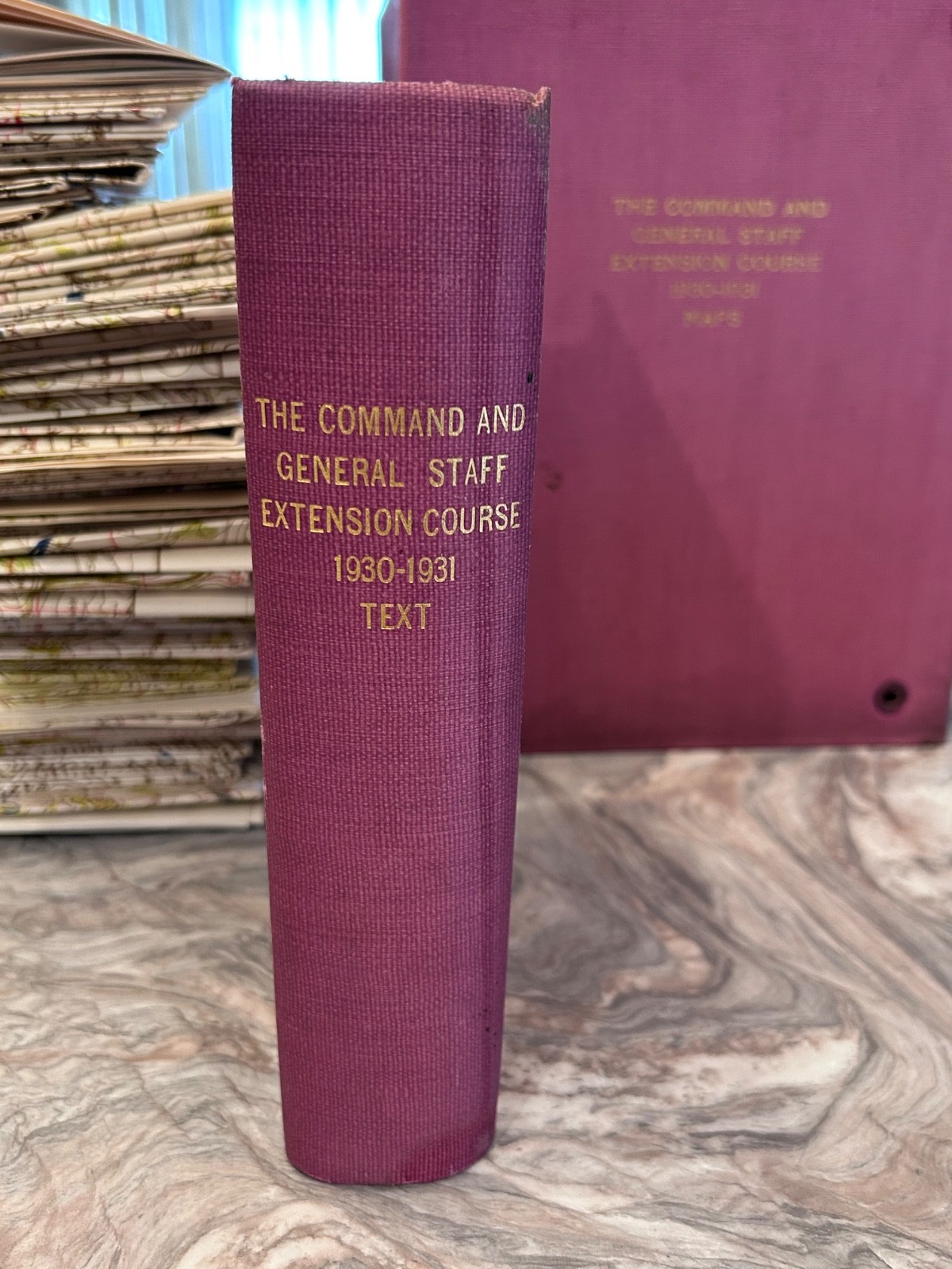 The Command and General Staff Extension Course 1930-1931 Text Book and 63 Maps The Command and General Staff Extension Course 1930-1931 Text Book and 63 Maps