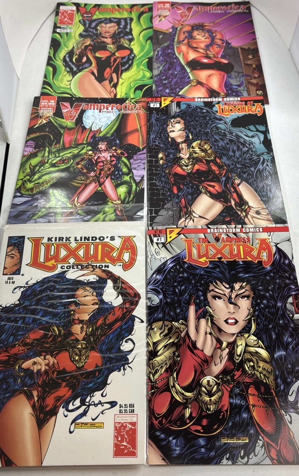 Vamperotica Red Reign Comic #15 & #16, Vamperotica #6, Plus 3 Luxura