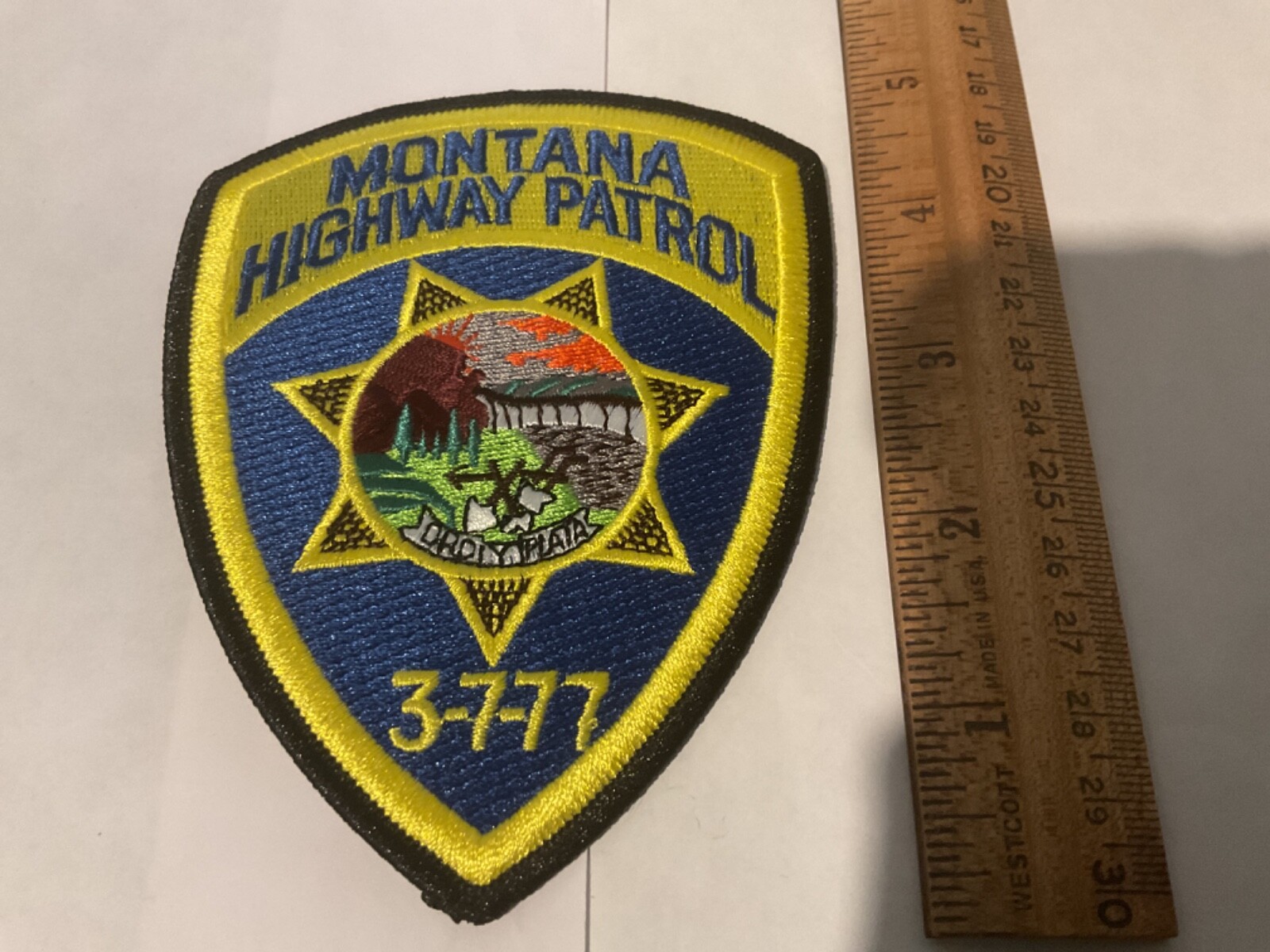Montana Highway Patrol collectable Patch New and Full Size