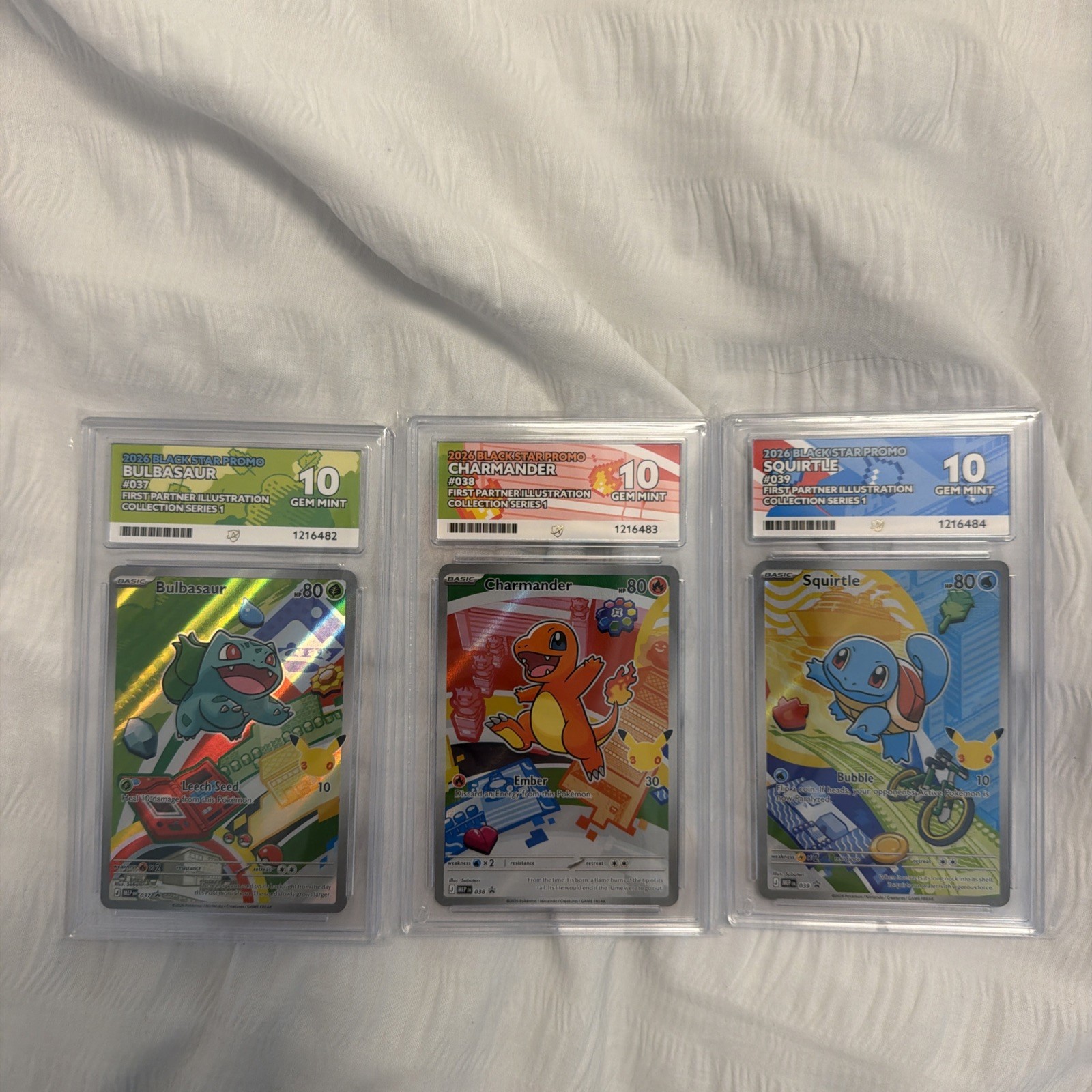 Pokemon TCG: First Partner Series 1 Kanto ACE 10 SEQUENTIAL Perfect Subgrades