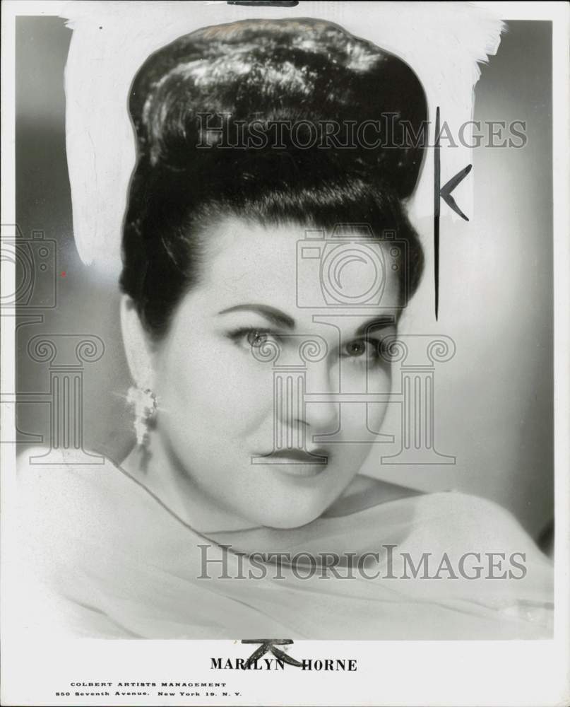 1965 Press Photo Singer Marilyn Horne - lra80102