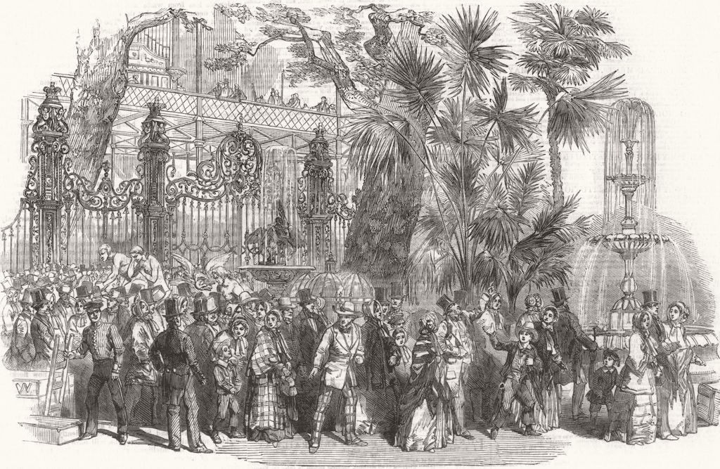 GREATE EXHIBITION. Visit of the Colonization Loan Society\'s Emigrants 1851