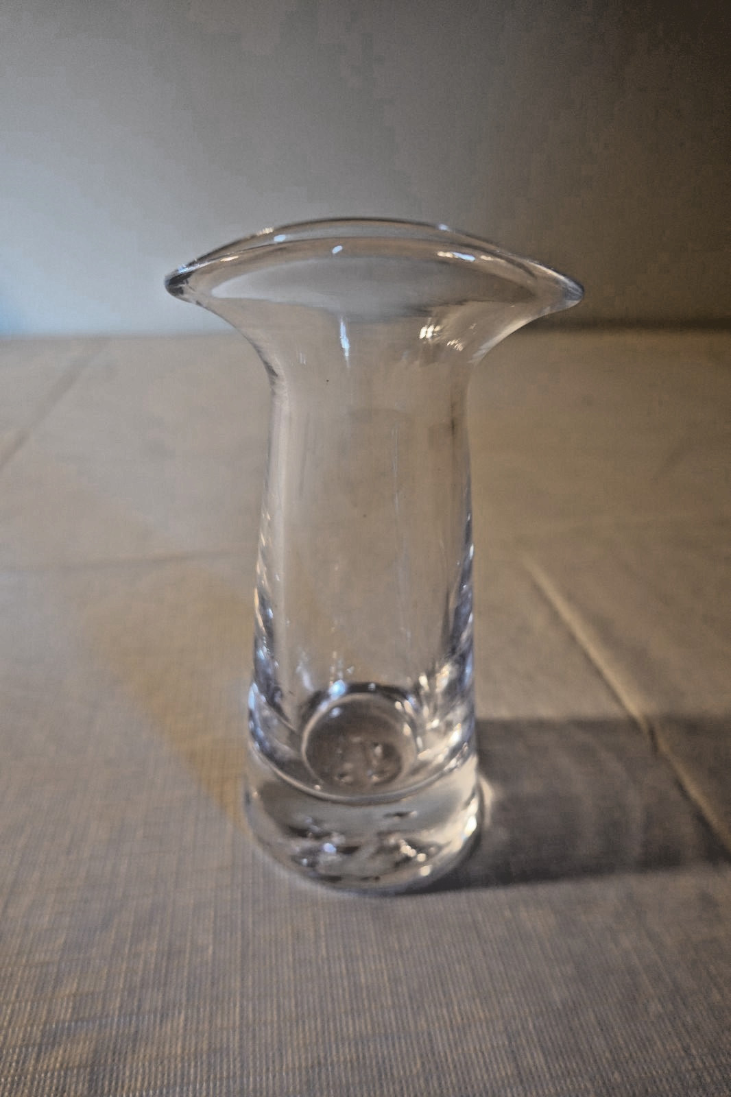 Simon Pearce Barre Bud Vase Marked Etched Signed on Bottom 4.75