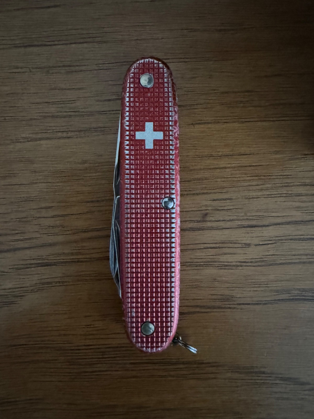 Vintage late 1970's Victorinox Alox Pioneer with brass liner