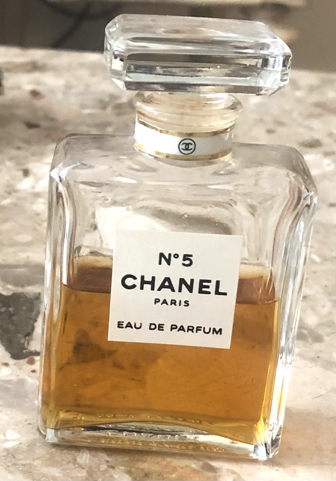 Vintage Chanel No 5 Eau De Parfum Half Full 50 mi- 1.7 Fl. oz