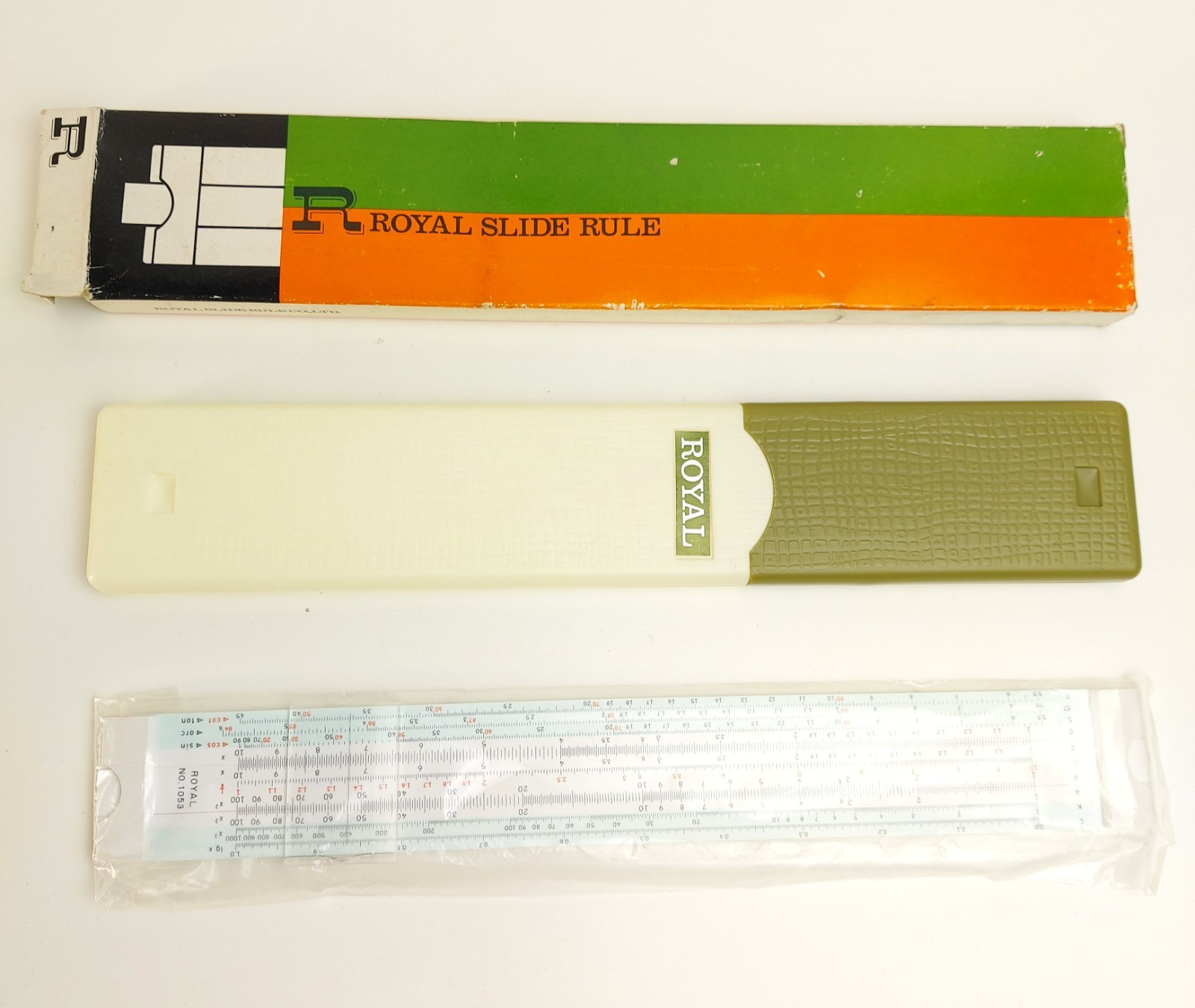 Vintage Slide Rule - ROYAL No. 1053 - Japan c.1970s