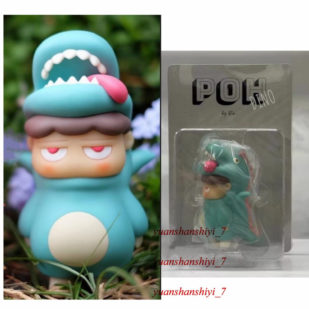 ONE LITTLE PLANET POH DINO Figures Limited Models Art Statues Fashion H24cm