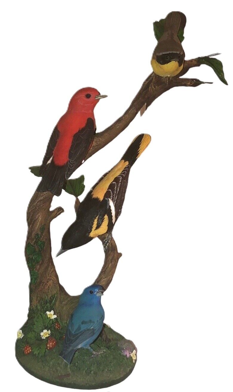Danbury Mint National Geographic Summer Serenade Bird Resin Figurine 15\