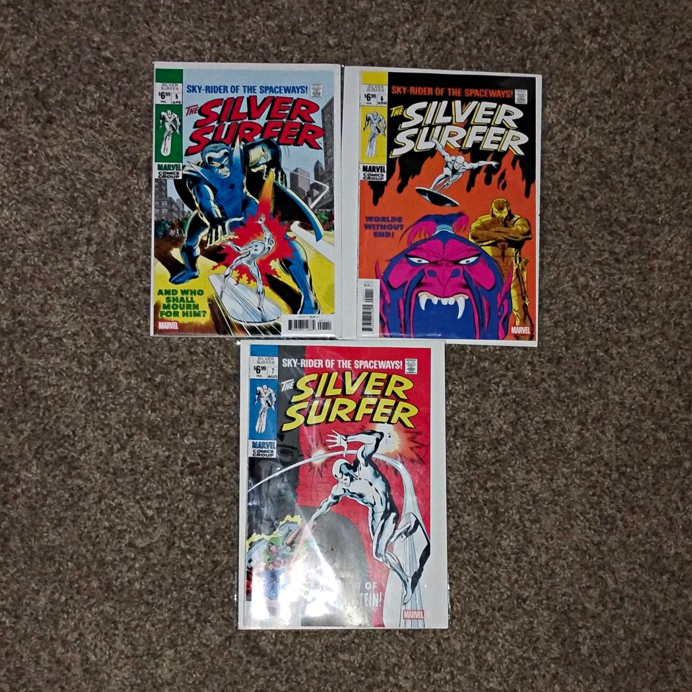 Marvel Comics The Silver Surfer Sky-Rider of the Spaceways Lot Stan Lee