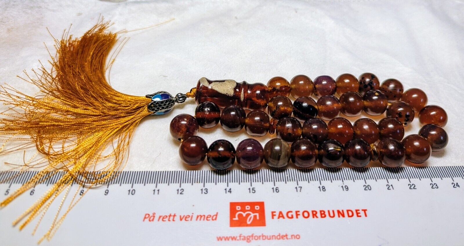 Antique rare german natural Baltic amber rosary 53 gr. Misbaha Kahraman