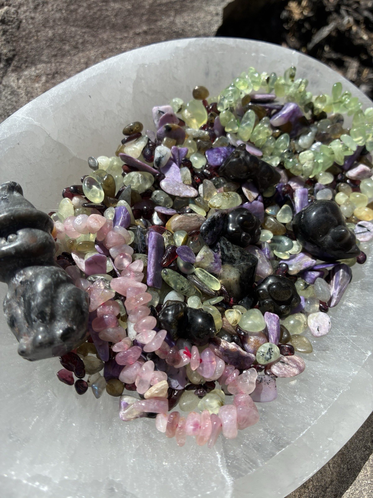 Witchy Cat Crystal Confetti Scoop