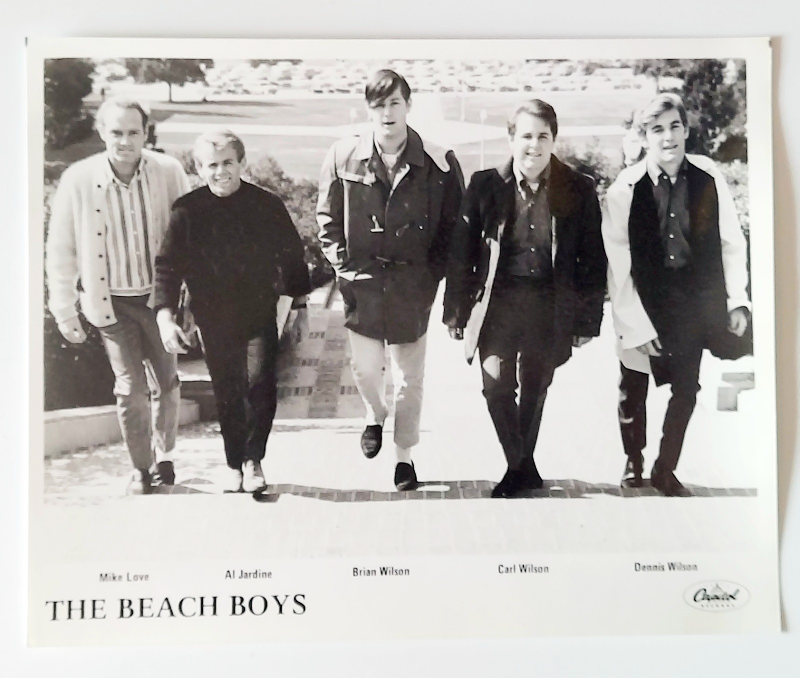 THE BEACH BOYS CAPITOL RECORDS Vintage Publicity Photo Surf Music THE BEACH BOYS CAPITOL RECORDS Vintage Publicity Photo Surf Music