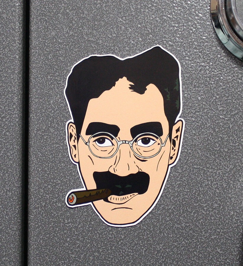 Groucho Marx Brothers Refigerator Magnet, A Night at the Opera, Duck Soup