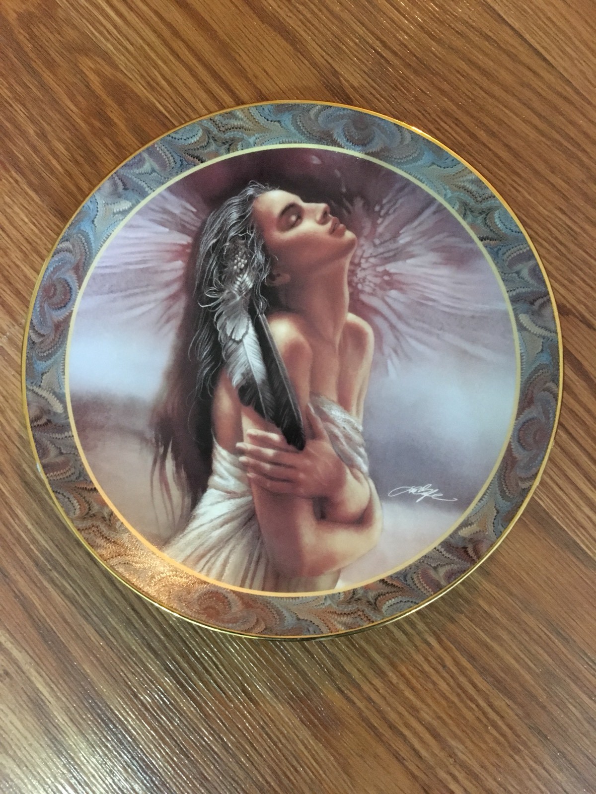 Afterglow Native Beauty Bradex Limited Edition Collector Plate ~ Afterglow Native Beauty Bradex Limited Edition Collector Plate ~