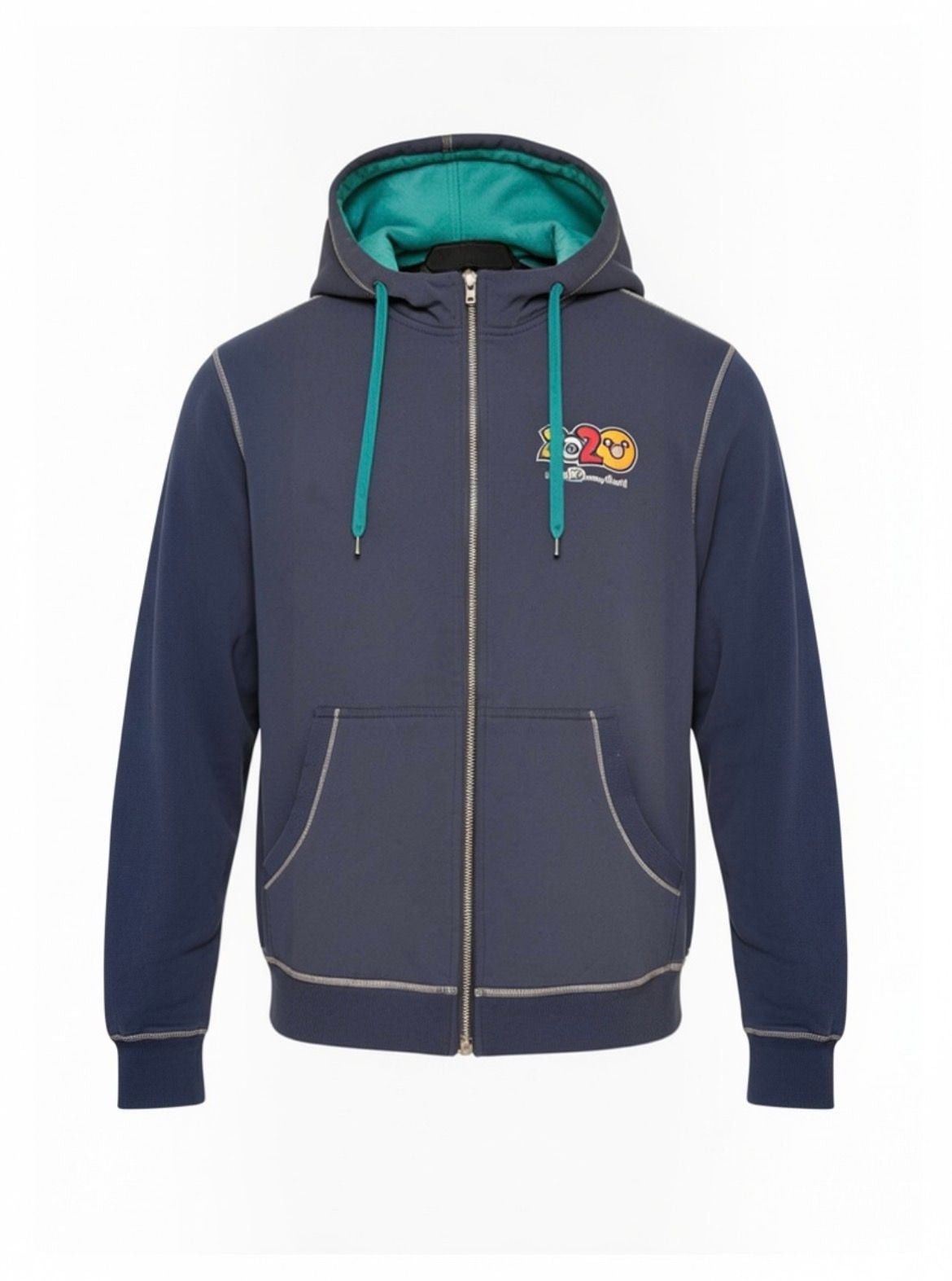 Disney Parks 2020 Walt Disney World Zip Hoodie Size 2XL Blue #Disney #hoodie