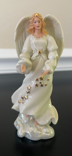 Lenox Figurine Star Giver Angel Ivory Porcelain 24 kt Gold 5\