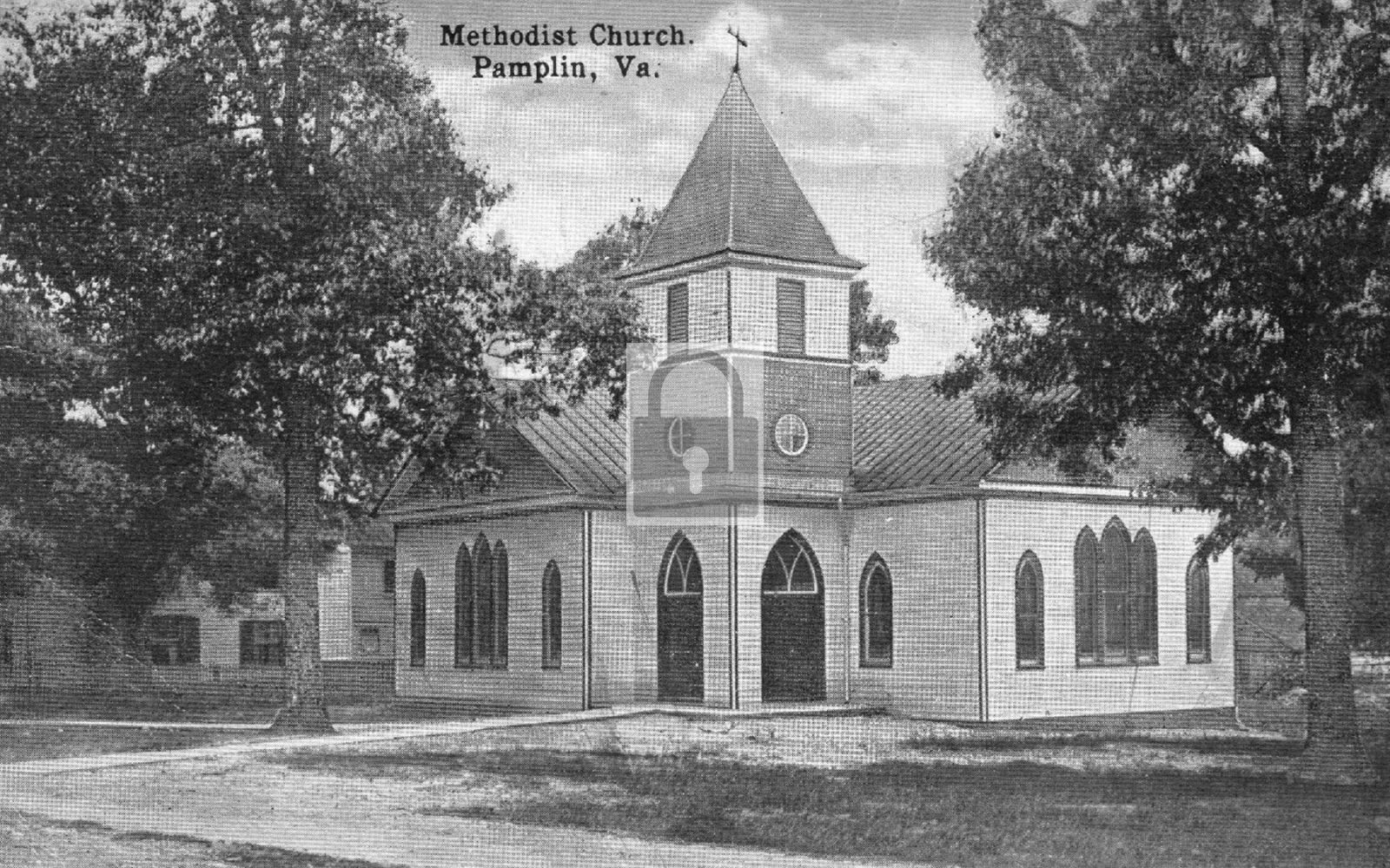 Methodist Church Pamplin Virginia VA - Reprint