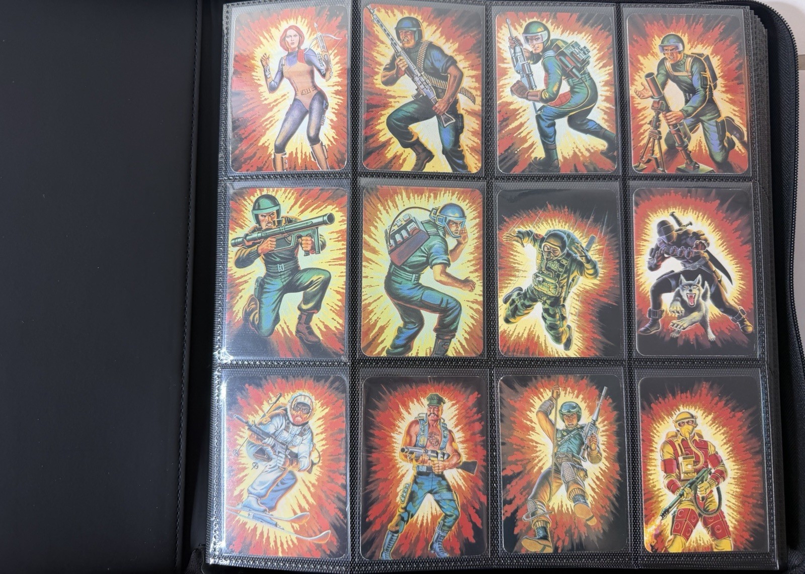 1986 GI JOE Hasbro Action Card Milton Bradley 192 Card Complete Set No Stickers