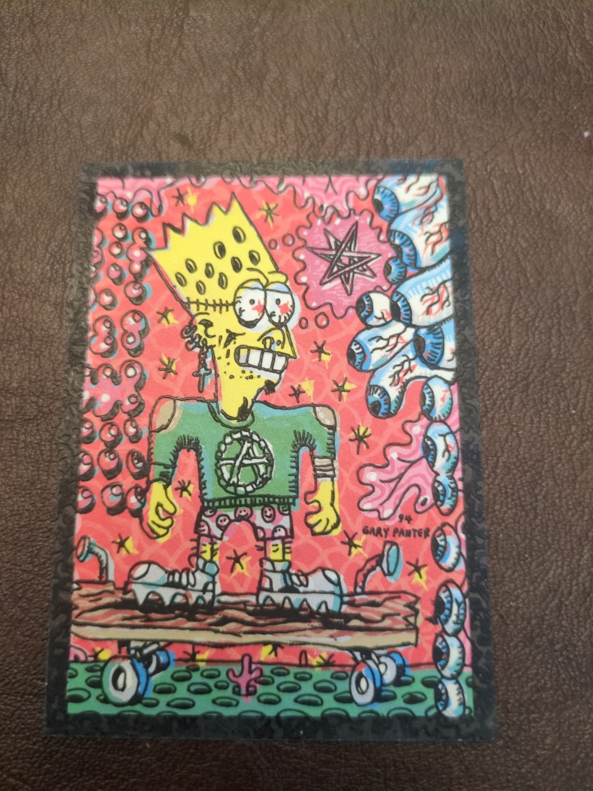 RARE 1994 SKYBOX THE SIMPSONS SERIES 2 ARTY ART CARD #A3 GARY PANTER