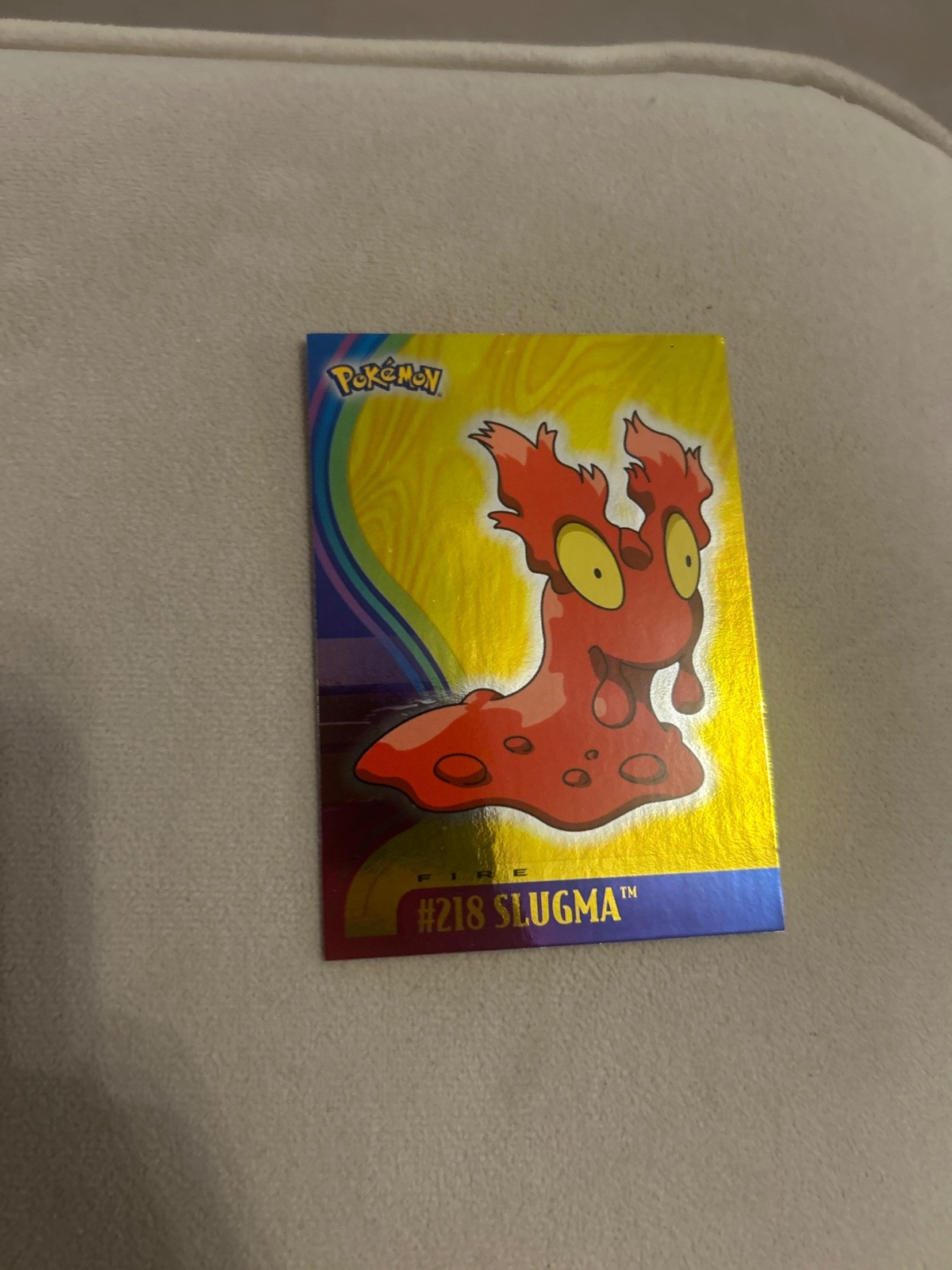 Rare Pokemon Slugma 218 - Shiny - Pokemon TGC