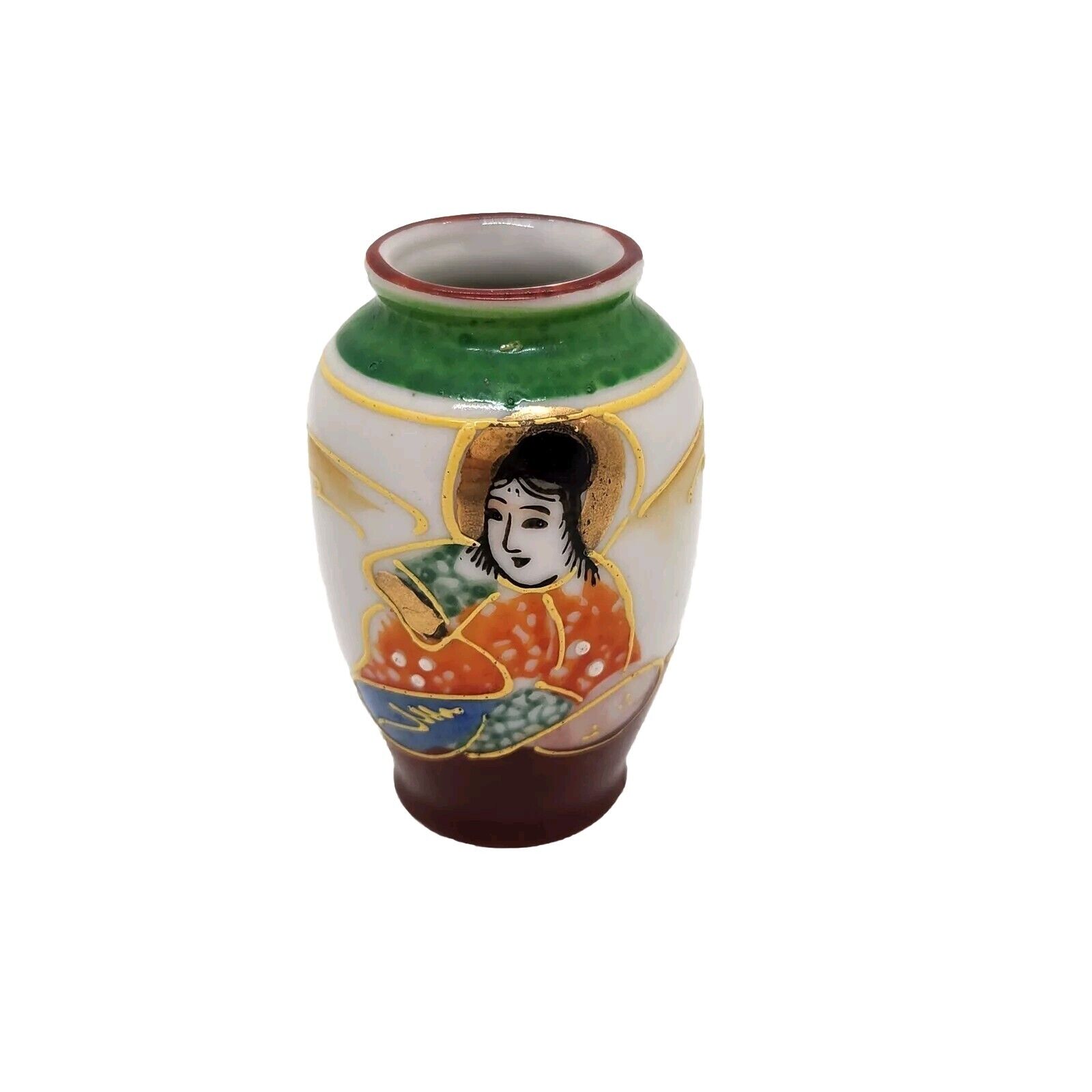 Vintage Made in Occupied Japan Miniature Porcelain Decorative Vase 2.5\