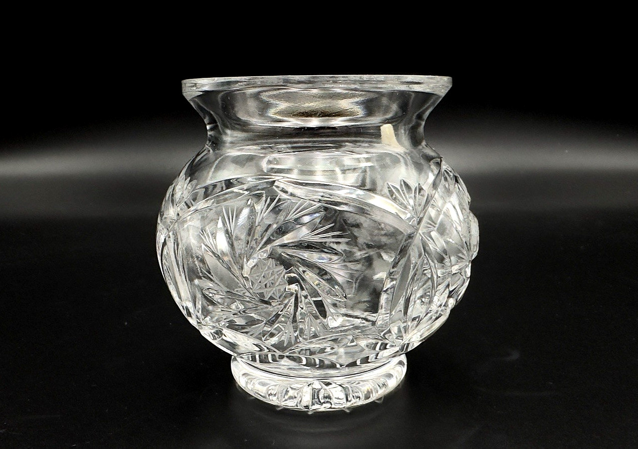Vintage Crystal Clear Poland 24% Lead Crystal 4\