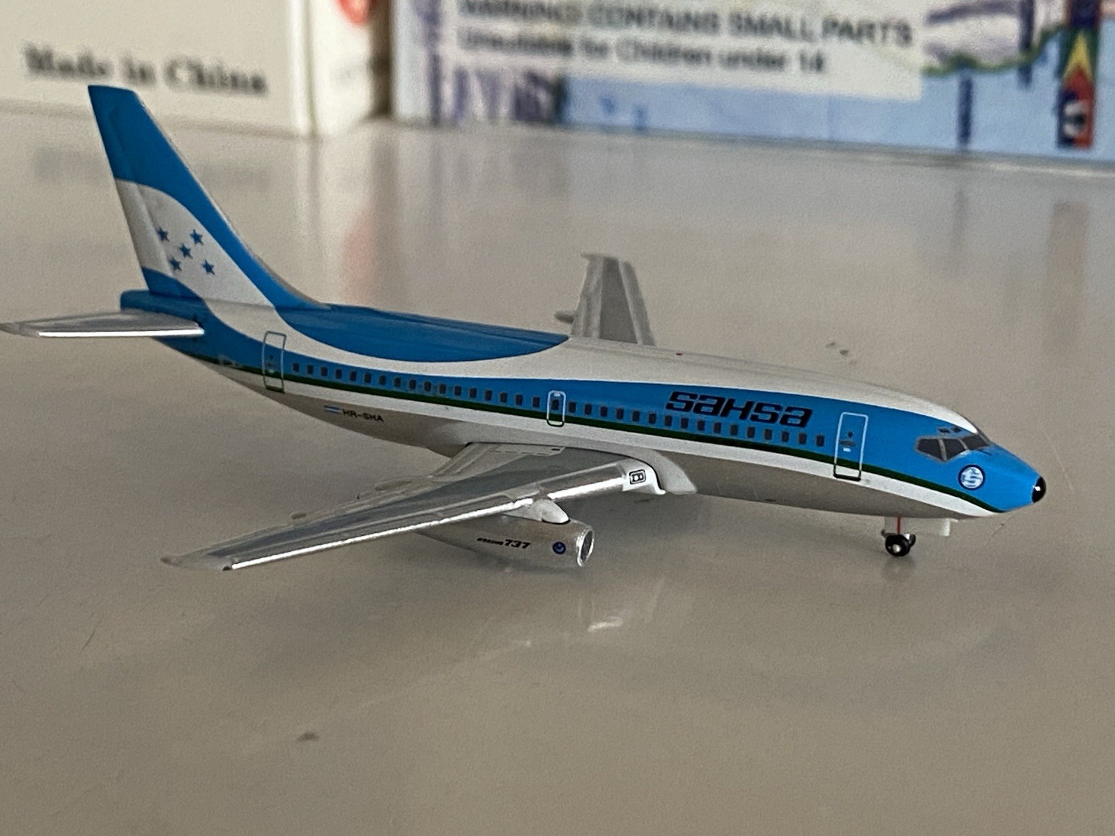 SMAC Seattle Model SAHSA Airlines Boeing 737-200 1:400 HR-SHA like Gemini Jet
