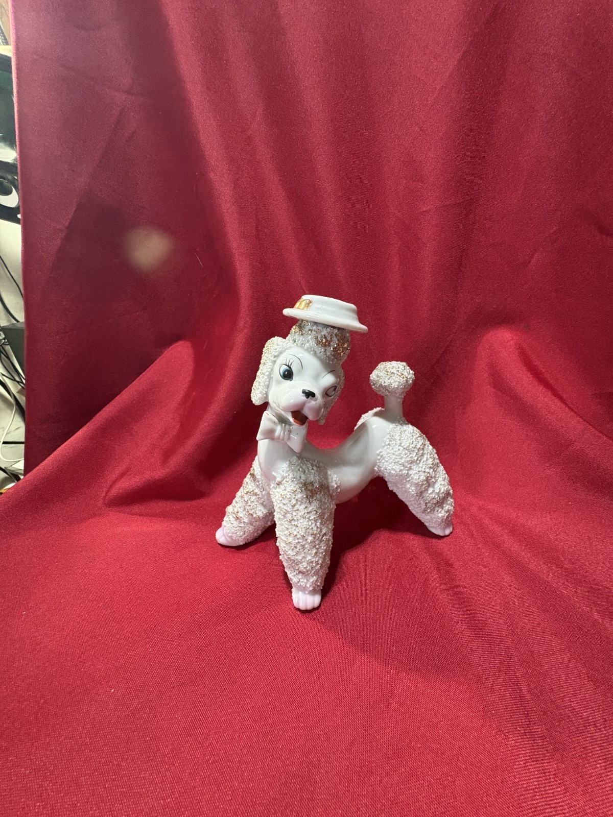 ceramic spaghetti poodle 7x5 mint...