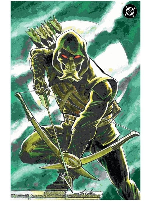 Absolute Green Arrow #6 MIKE GRELL Retailer Exclusive VIRGIN VARIANT 1st