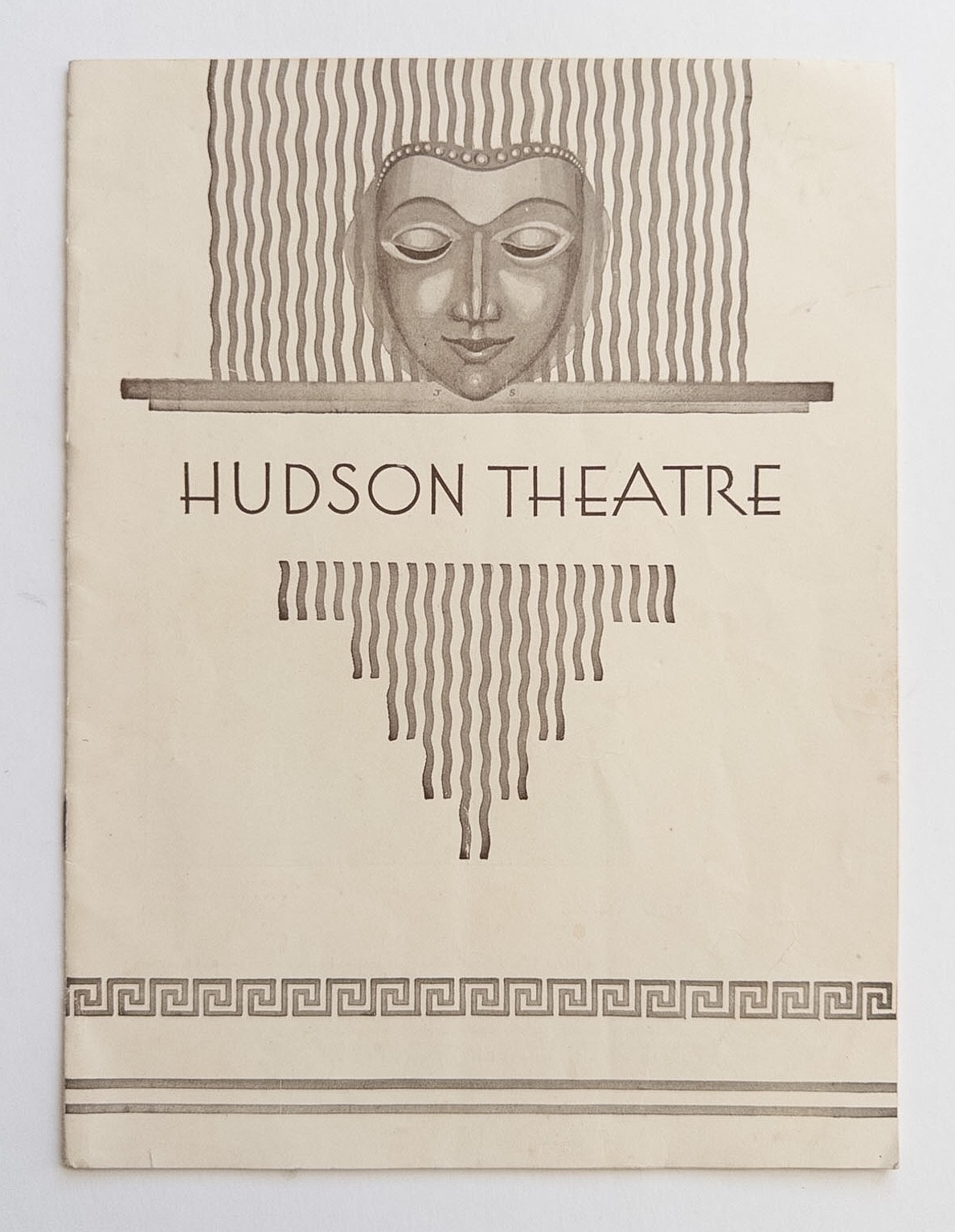 1932 Hudson Theatre Program Georgie Drew Barrymore Lucky Strike Christmas Ad