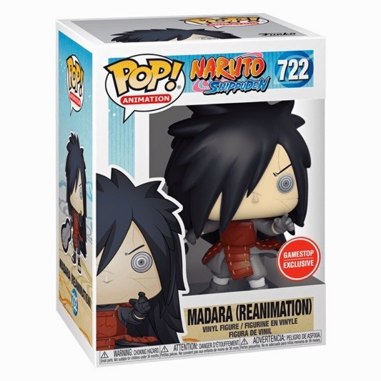 Funko Pop Animation Naruto Shippuden Madara Reanimation #722 GameStop Excl