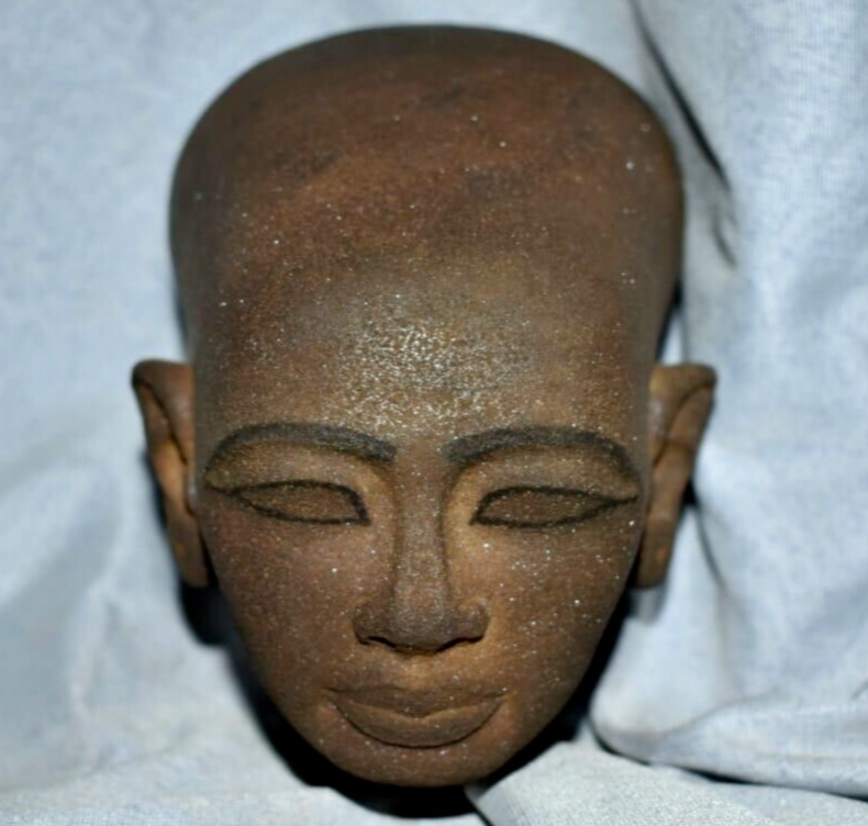 Ancient Egyptian Antique Granite Head For Akhenaten\'s daughter Pharaonic Rare BC