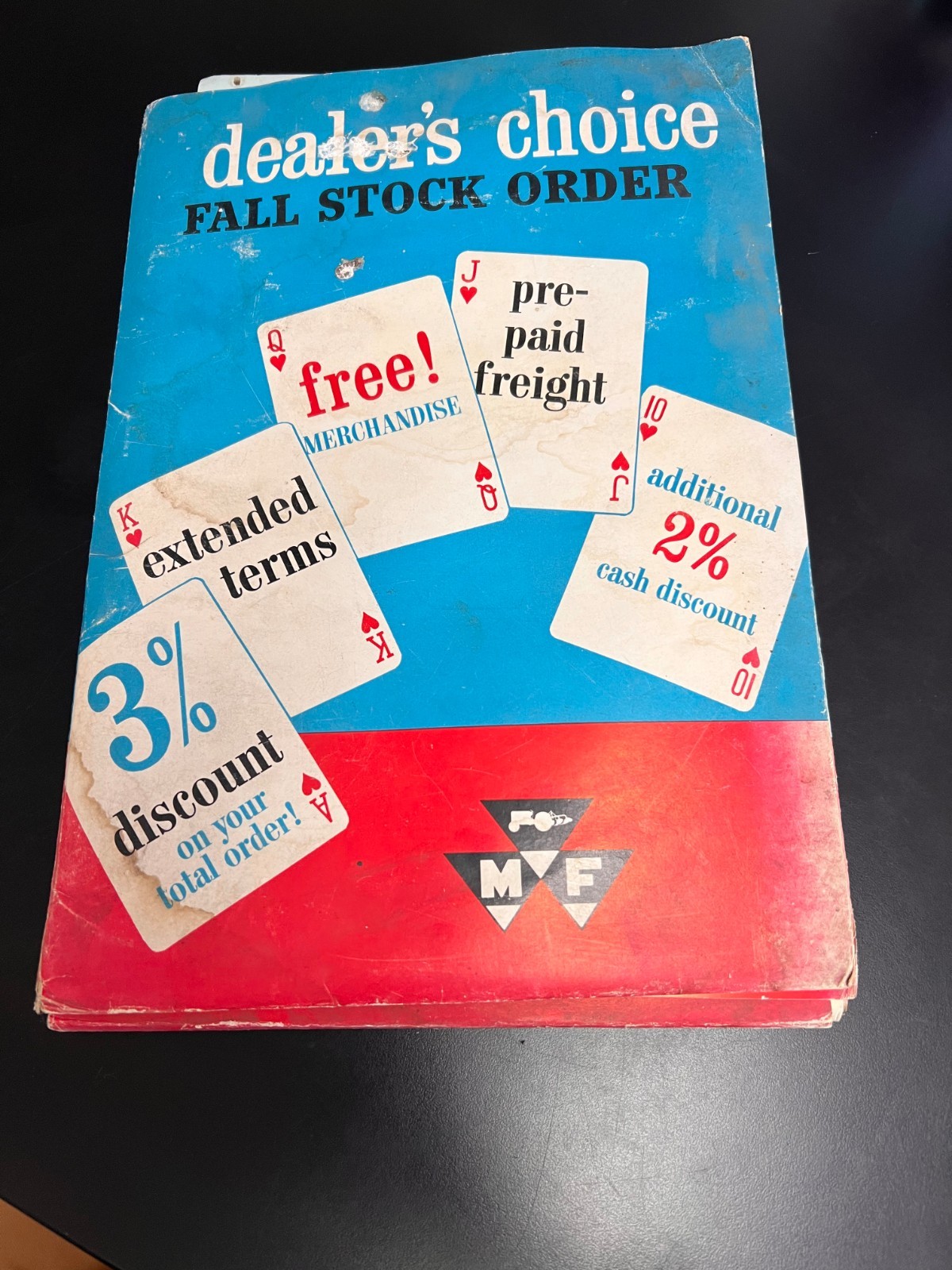 Vintage 1964 Massey Ferguson Dealer's Choice Fall Stock Order Promo Catalog Fold Vintage 1964 Massey Ferguson Dealer's Choice Fall Stock Order Promo Catalog Fold