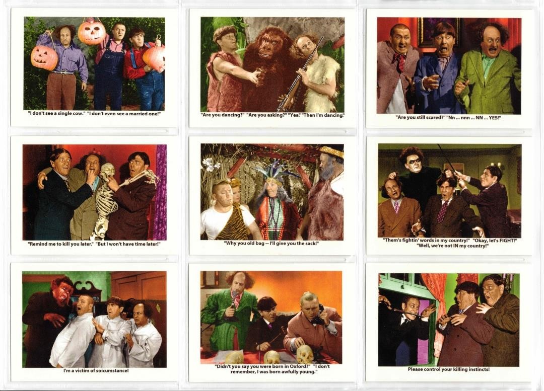Chronicles Of The Three Stooges Series 4. Retro-Stalgic Sub Set Cards #177-217