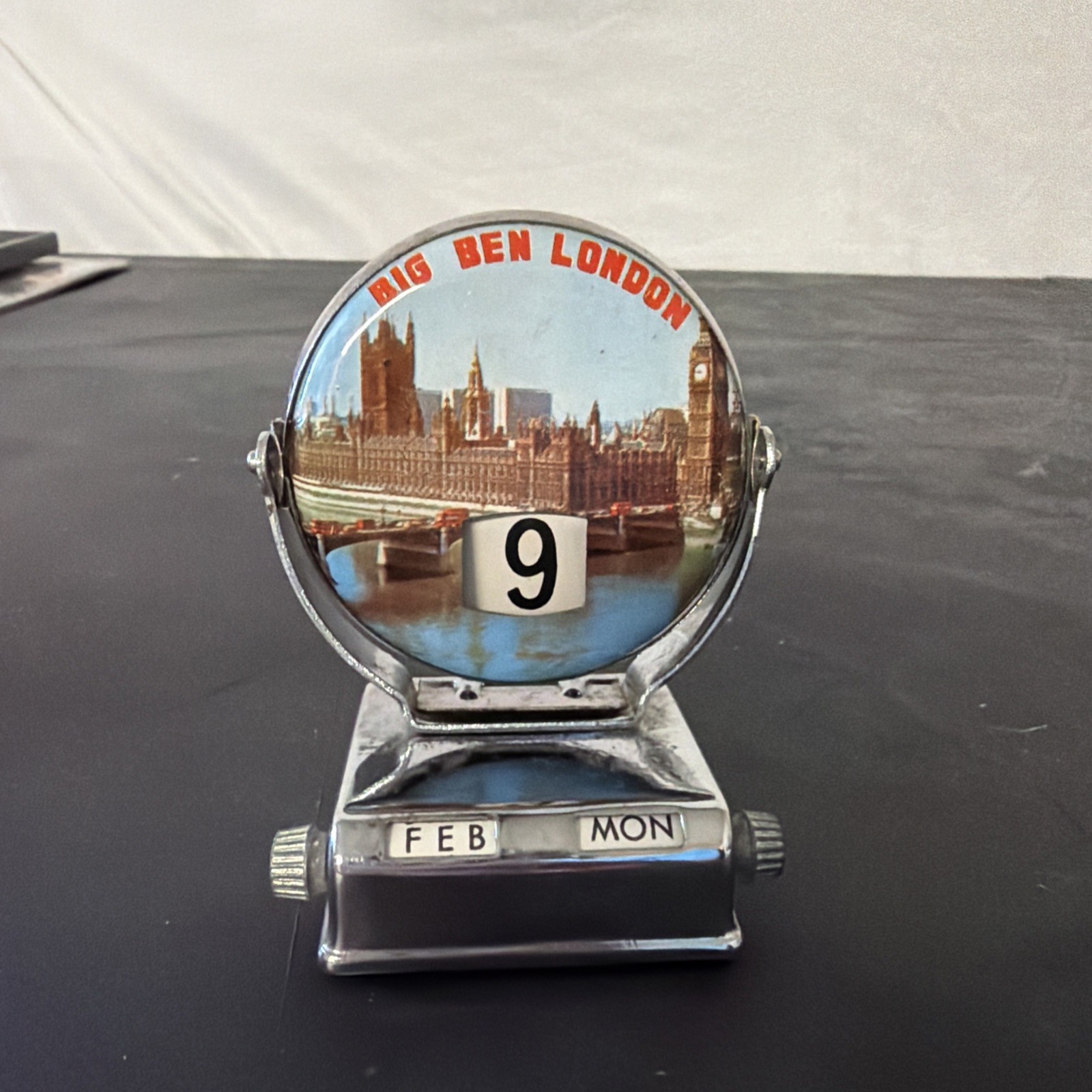 Vintage 1960\'s Perpetual Flip Calendar Big Ben London/Parliament Souvenir Vintage 1960\'s Perpetual Flip Calendar Big Ben London/Parliament Souvenir